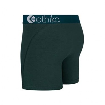 Ethika Mens Mid Boxer Briefs | Victory Green