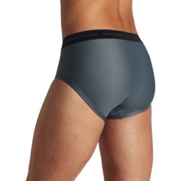 ExOfficio Men's Give-N-Go Flyless Brief Charcoal Large