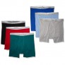 Hanes Men's Tagless Boxer Briefs with Comfort Flex Waistband  Multipack  6 Pack - Assorted  Medium