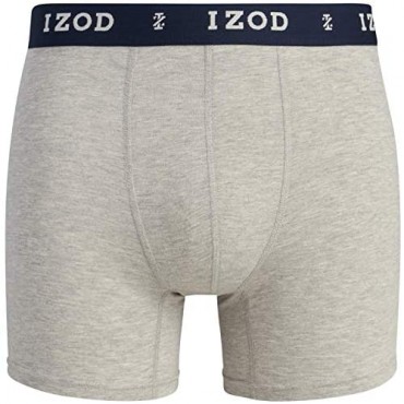 IZOD Men's Stretch Boxer Briefs Underwear 3-Pack