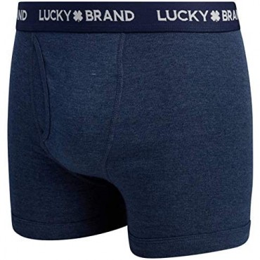Lucky Brand Men's Cotton Boxer Briefs (6 Pack)