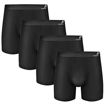 Men's Boxer Briefs Underwear Micro Modal Breathable Ultra Soft Mens ...