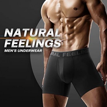 Natural Feelings Mens Underwear Coolzone Boxer Briefs for Men Pack Stretch Performance Quick Dry Sports Underwear