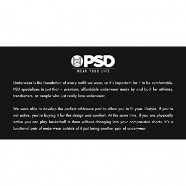 PSD Underwear Men's Stretch Wide Band Boxer Brief Underwear Bottom - Scooby Doo