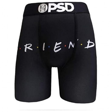 PSD Underwear Men's Stretch Wide Band Boxer Brief Underwear - Friend's Series