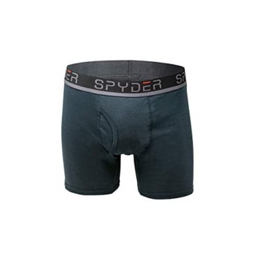 Spyder Men's Boxer Briefs Pro Cotton Sports Underwear
