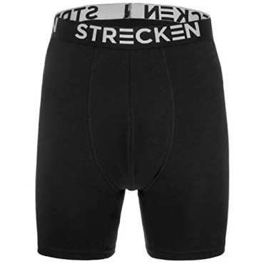 STRECKEN 3 or 6 Pack Men Ultra Soft Boxer Brief Breathable Cotton Underwear Value Pack