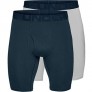 Under Armour Tech Mesh 9in Underwear - 2-Pack - Men's Academy/Mod Gray  M