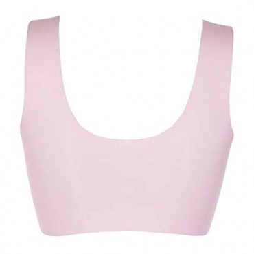 Lace Bras for Women Plus Size Comfortable Everyday Wire Free Bra Super Elastic Vest Tops Underwear M-6Xl