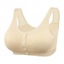 LowProfile Plus Size Comfortable Bras for Women with Front Closure  Elastic Breathable Wirefree Sports Bra Vest Tops  L-5XL