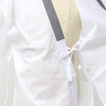 KYOETSU Men's Japanese Kimono Undergarment Hadajuban with Collar