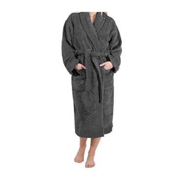 MARQUESS Premium Thick Terry Cloth Bathrobe Long –Staple Combed Cotton Robe-Unisex Suits for Adult