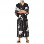Tokyoin Traditional Made in Japan Cotton Yukata Robe (Japanese Pajama Kimono) Easy Wearing Unisex Design OBI Yukata set2
