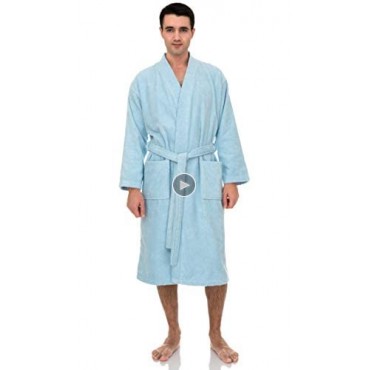 TowelSelections Men’s Luxury Robe Turkish Cotton Terry Kimono Soft Bathrobe