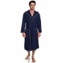 TowelSelections Men’s Robe  Cotton Lined Hooded Terry Bathrobe