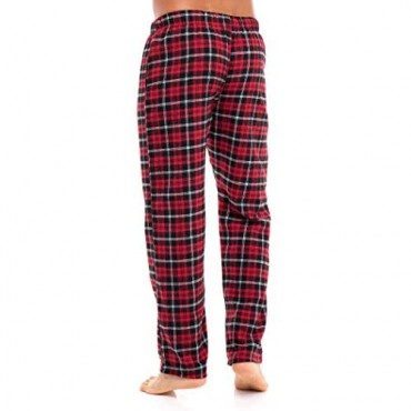 Khombu Flannel Cotton Yarn Plaid Mens Pajama Set Soft PJ Pants & Shirt