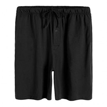 Latuza Men's Summer Raglan Shirt and Shorts Pajamas Set with pockets