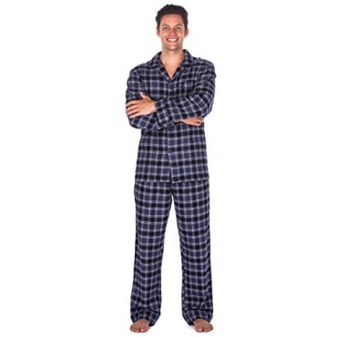 Noble Mount Mens Pajama Set - 100% Cotton Flannel Pajamas Set