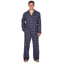 Noble Mount Mens Pajama Set - 100% Cotton Flannel Pajamas Set