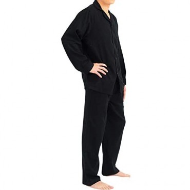 NORTY Flannel Pajamas for Men û Set of Top and Pants/Bottoms Soft Durable Cotton Blend