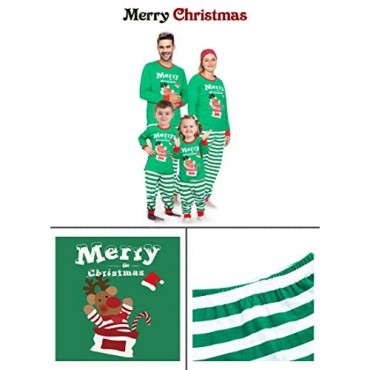 SUNFEID Christmas Pajamas for Family Set Matching Family Christmas Pajamas Sets Family Christmas pjs Matching Sets