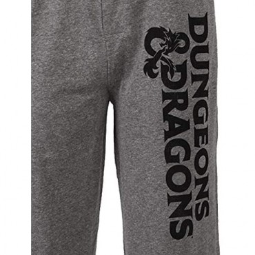 Dungeons & Dragons Gray Men's Adjustable Waist PJ Bottoms