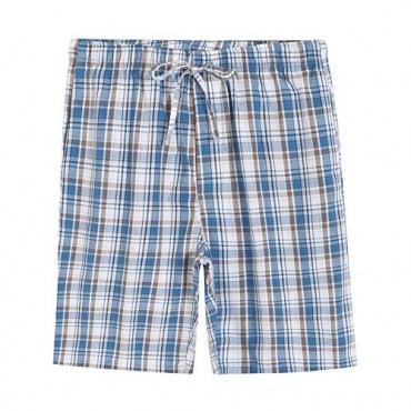 Latuza Men's Cotton Lounge Pajama Sleep Shorts with Pockets