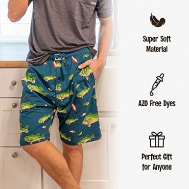Lazy One Pajama Shorts for Men Men's Separate Bottoms Cotton Loungewear