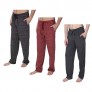 Men's Jersey Knit Pajama Pants Long Lounge Pants Available in Plus Size