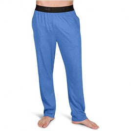 Performance Dry Fit Pajama Pants for Men - Stretch Lounge Pjs with Pockets Tapered Fit