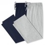 U2SKIIN Mens Cotton Pajama Pants  Lightweight Lounge Pant with Pockets Soft Sleep Pj Bottoms for Men