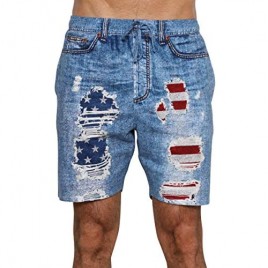 Under Disguise Mens US Flag Patriotic Sleep Pants Lounge Pants Pajama Bottoms
