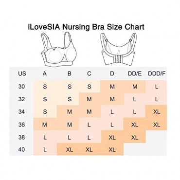 iloveSIA Womens Seamless Sleep Nursing Bra for Breastfeeding Clip Down Maternity Bras Pack of 4