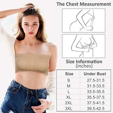 Soar Sports Bra for Off Shoulder Top Womens Girls Convertible Exercise Training Chest Shapewear Push Up Bandeau Brarette Bra 1 Pack S Lace Beige