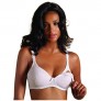 YENI INCI Women's Full Cup Lightly Lined Wire-Free Maternity Nursing Bra with Lace  Black  44D