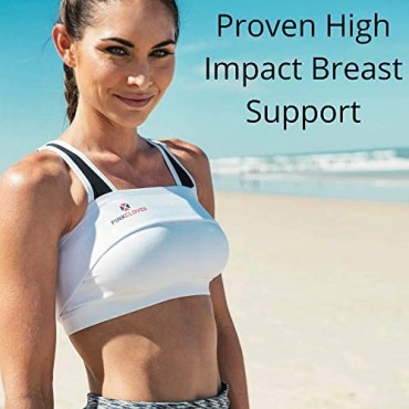 Breast Band No-Bounce High Impact Sports Bra Support Band | Post Surgery Bra Strap | Soft Breathable Fabric