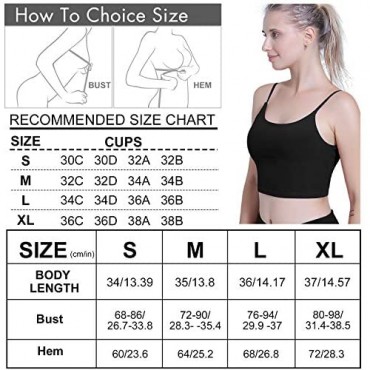 Double Couple Sports Bras for Women Criss-Cross Back Padded Yoga Bra with Removable Cup