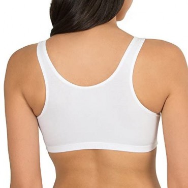 Fruit of the Loom Women's Built Up Tank Style Sports Bra 3-Pack