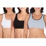 Fruit of the Loom Women's Built Up Tank Style Sports Bra  3-Pack