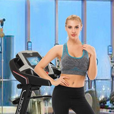 TOBWIZU Sports Bras for Women Medium Support Yoga Gym Activewear Bras with Pocket