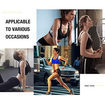 VUTRU Women's Racerback Sports Bras - Medium Support Workout Yoga Activewear for Running Gym Fitness