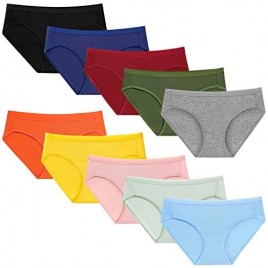 CULAYII Women's Cotton Bikini Panties  High-Cut Full Coverage Stretch Cool Underwear for Women
