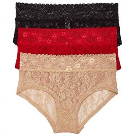 DKNY Women's Lace Collection Bikini 3 Pack