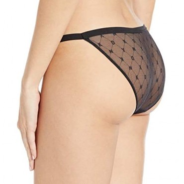 DKNY Women's Monogram Mesh String Bikini Panty