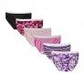 Hanes Womens Cool Comfort Microfiber Sporty Bikinis 6-Pack  Assorted