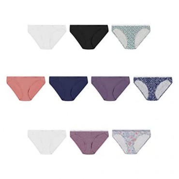 Hanes Women's Cotton Bikini Panties Multi-Packs
