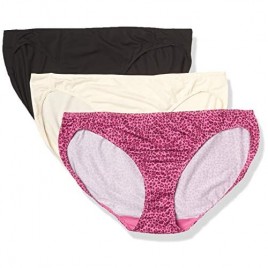 Hanes Women's Renew Recycled Microfiber Bikini Underwear 3-Pack