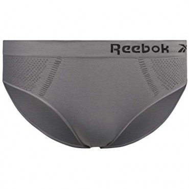 Reebok Women's Underwear - Seamless Microfiber Bikini Panties (3 Pack)