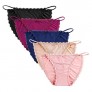 Seasment Underwear Women String Bikini Panties Lace Briefs Lingerie Pack of 5