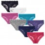 WKFIINM Lace Bikini Panties for Women Assorted Colors 4-8 Pack